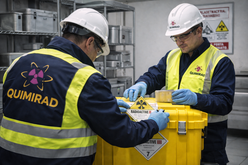 embalaje de bultos radioactivos